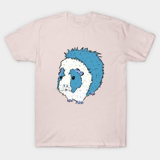 Blue And White Pop Art Guinea Pig T-Shirt